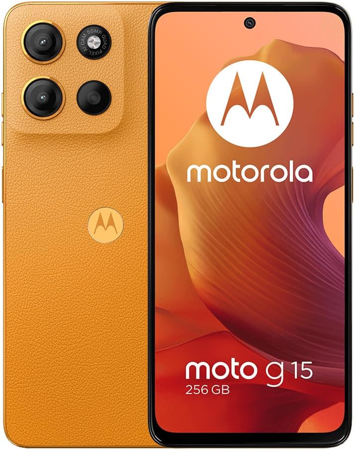 Motorola G15 4G 8GB 256GB Sunrise Orange - UAE Version (TDRA) Motorola G15 4G 8GB 256GB Sunrise Orange - UAE Version (TDRA)
